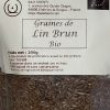 Graine de lin brun bio